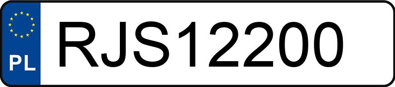 Numer rejestracyjny RJS 12200 posiada AUDI A5 SPORTBACK - RJS12200