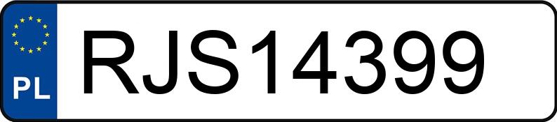 Numer rejestracyjny RJS 14399 posiada AUDI Q7 - RJS14399