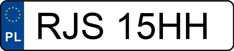 Numer rejestracyjny RJS 15HH posiada RENAULT Megane Scenic 1.9 Diesel MR`96 Megane Scenic 1.9 Diesel MR`96 - RJS15HH