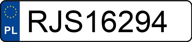 Numer rejestracyjny RJS 16294 posiada NISSAN JUKE - RJS16294