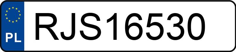Numer rejestracyjny RJS 16530 posiada BMW 520 - RJS16530