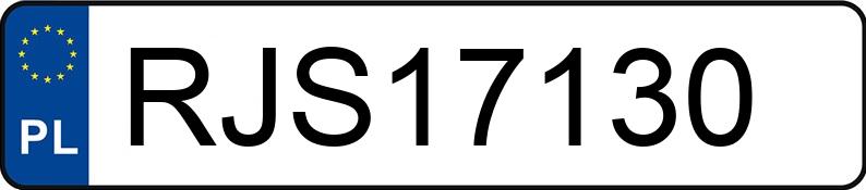 Numer rejestracyjny RJS 17130 posiada TOYOTA RAV4 - RJS17130
