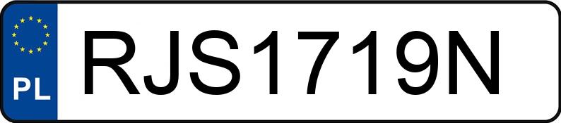 Numer rejestracyjny RJS 1719N posiada GŁOWACZ  G3 - RJS1719N Numer rejestracyjny RJS 1719N posiada GŁOWACZ  G3 - RJS1719N