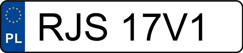 Il numero di registrazione RJS 17V1 ha NISSAN Qashqai 1.6 MR`10 E5 Visia CVT - RJS17V1