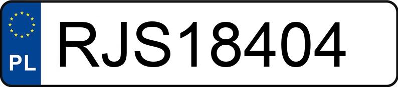 Numer rejestracyjny RJS 18404 posiada PORSCHE 944 II - RJS18404
