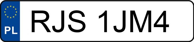 Numer rejestracyjny RJS 1JM4 posiada AUDI A4 - RJS1JM4 Numer rejestracyjny RJS 1JM4 posiada AUDI A4 - RJS1JM4