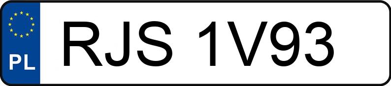 Numer rejestracyjny RJS 1V93 posiada AUDI A4 - RJS1V93 Numer rejestracyjny RJS 1V93 posiada AUDI A4 - RJS1V93