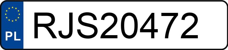 The registration number RJS 20472 has MERCEDES-BENZ CLA 180 MR`13 E5 117 CLA 180 MR`13 E5 117 - RJS20472
