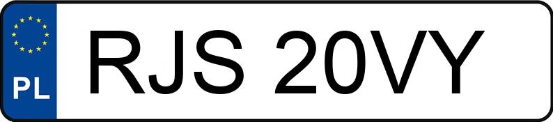 Numer rejestracyjny RJS 20VY posiada VOLKSWAGEN Passat 1.9 TDI MR`94 CL - RJS20VY