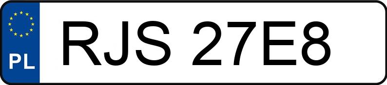 Numer rejestracyjny RJS 27E8 posiada OPEL ASTRA - RJS27E8 Numer rejestracyjny RJS 27E8 posiada OPEL ASTRA - RJS27E8