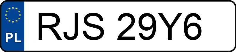 Numer rejestracyjny RJS 29Y6 posiada OPEL ZAFIRA - RJS29Y6 Numer rejestracyjny RJS 29Y6 posiada OPEL ZAFIRA - RJS29Y6