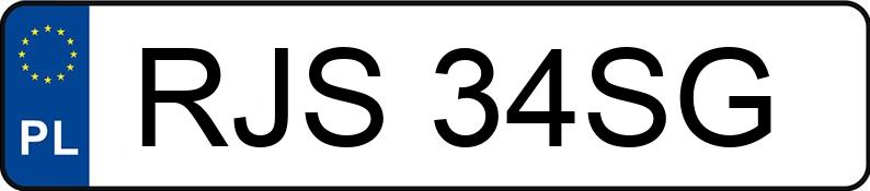 Numer rejestracyjny RJS 34SG posiada WAZ OKA 1111 MR`90 1111 MR`90 - RJS34SG