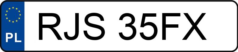 Numer rejestracyjny RJS 35FX posiada OPEL ASTRA - RJS35FX Numer rejestracyjny RJS 35FX posiada OPEL ASTRA - RJS35FX