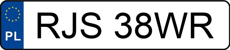 Numer rejestracyjny RJS 38WR posiada VOLKSWAGEN GOLF 1,9TDI - RJS38WR