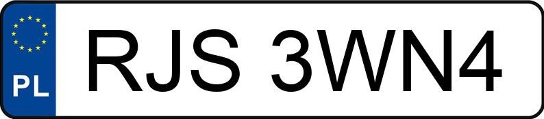 Numer rejestracyjny RJS 3WN4 posiada VOLKSWAGEN PASSAT 1.8 - RJS3WN4 Numer rejestracyjny RJS 3WN4 posiada VOLKSWAGEN PASSAT 1.8 - RJS3WN4