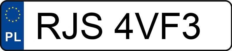 Numer rejestracyjny RJS 4VF3 posiada CITROEN DS3 1.4 HDI FAP MR`09 E5 Chic - RJS4VF3