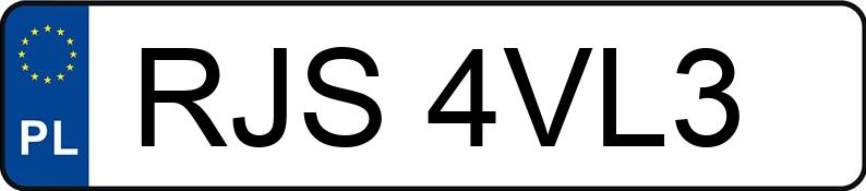 Numer rejestracyjny RJS 4VL3 posiada BMW 320 2.0 D TOURER - RJS4VL3