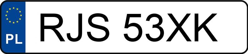 Numer rejestracyjny RJS 53XK posiada BMW 320i Kat. E36 320i Kat. E36 - RJS53XK