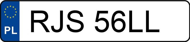Numer rejestracyjny RJS 56LL posiada VOLKSWAGEN GOLF 1.4 - RJS56LL
