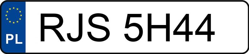 Die Registrierungsnummer RJS 5H44 hat HONDA CR-V 2.0 MR`02 E3 LS - RJS5H44