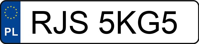 Numer rejestracyjny RJS 5KG5 posiada BMW 5 - RJS5KG5 Numer rejestracyjny RJS 5KG5 posiada BMW 5 - RJS5KG5