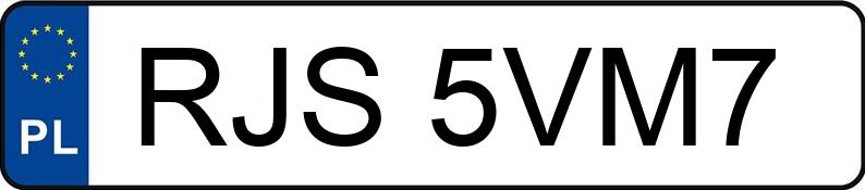 Numer rejestracyjny RJS 5VM7 posiada TOYOTA Yaris 1.33 MR`09 E4 Sol - RJS5VM7