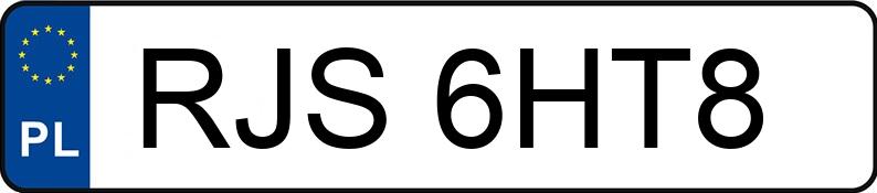 Numer rejestracyjny RJS 6HT8 posiada FORD FIESTA - RJS6HT8