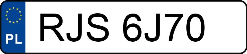 Numer rejestracyjny RJS 6J70 posiada HONDA HR-V - RJS6J70