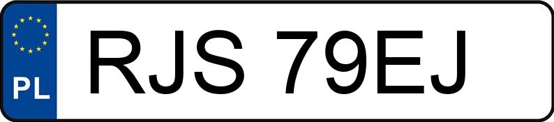 Numer rejestracyjny RJS 79EJ posiada FORD FUSION 1.4 - RJS79EJ Numer rejestracyjny RJS 79EJ posiada FORD FUSION 1.4 - RJS79EJ