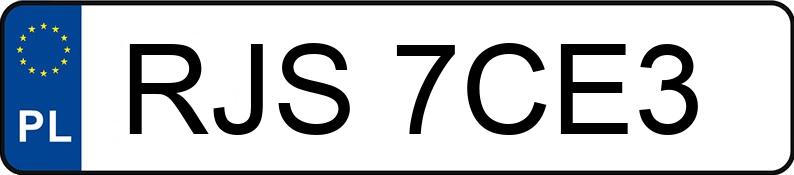 Numer rejestracyjny RJS 7CE3 posiada BMW 318 TDS E 36 - RJS7CE3