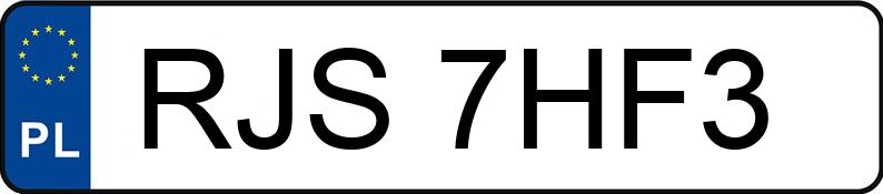 Numer rejestracyjny RJS 7HF3 posiada AUDI A4 - RJS7HF3