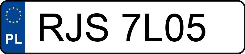 Numer rejestracyjny RJS 7L05 posiada VOLKSWAGEN GOLF 1.6 KAT - RJS7L05 Numer rejestracyjny RJS 7L05 posiada VOLKSWAGEN GOLF 1.6 KAT - RJS7L05