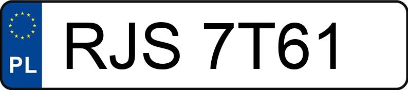 Numer rejestracyjny RJS 7T61 posiada URSUS C 330 - RJS7T61