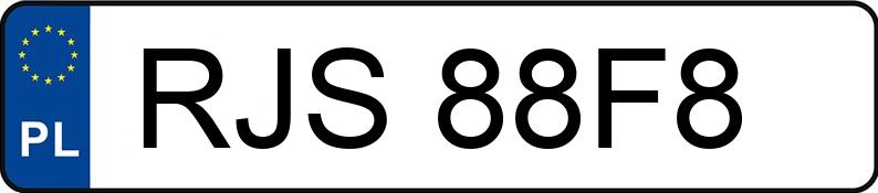 Numer rejestracyjny RJS 88F8 posiada AUDI A4 1.9 TDi Kat. MR`05 E3 8E A4 1.9 TDi Kat. MR`05 E3 8E - RJS88F8