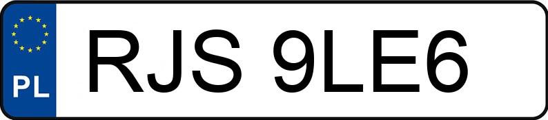 Numer rejestracyjny RJS 9LE6 posiada SUBARU IMPREZA - RJS9LE6 Numer rejestracyjny RJS 9LE6 posiada SUBARU IMPREZA - RJS9LE6