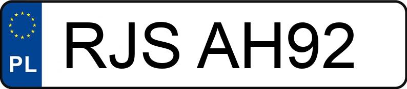 Numer rejestracyjny RJS AH92 posiada VOLKSWAGEN GOLF - RJSAH92 Numer rejestracyjny RJS AH92 posiada VOLKSWAGEN GOLF - RJSAH92