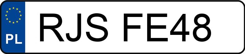 Numer rejestracyjny RJS FE48 posiada BMW 318D - RJSFE48