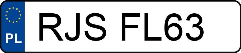 Numer rejestracyjny RJS FL63 posiada HONDA CIVIC 1.6 KAT - RJSFL63