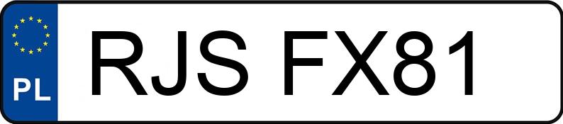Numer rejestracyjny RJS FX81 posiada CITROEN C3 - RJSFX81
