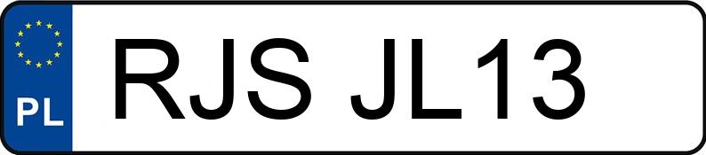 Die Registrierungsnummer RJS JL13 hat BMW 525i Kat. MR`01 E39 525i Kat. MR`01 E39 - RJSJL13