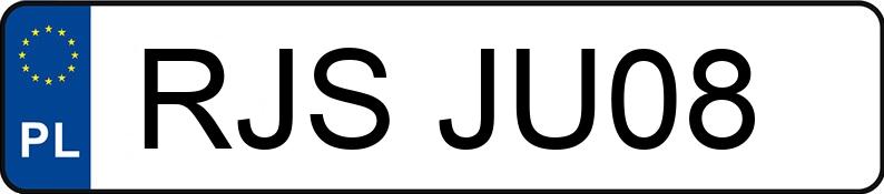 Numer rejestracyjny RJS JU08 posiada VOLKSWAGEN Passat B6 2.0 MR`05 E4 Highline - RJSJU08