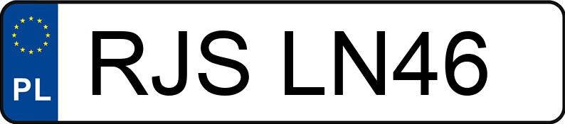 Numer rejestracyjny RJS LN46 posiada CITROEN XSARA - RJSLN46