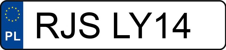 Numer rejestracyjny RJS LY14 posiada BMW 525 - RJSLY14