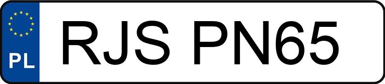Numer rejestracyjny RJS PN65 posiada ROMET KADET - RJSPN65