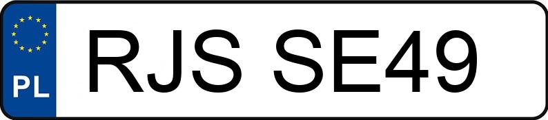 Numer rejestracyjny RJS SE49 posiada VOLKSWAGEN Touareg Tiptronic - RJSSE49