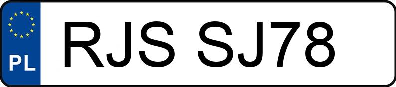 Numer rejestracyjny RJS SJ78 posiada VOLKSWAGEN GOLF - RJSSJ78 Numer rejestracyjny RJS SJ78 posiada VOLKSWAGEN GOLF - RJSSJ78