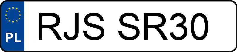 Numer rejestracyjny RJS SR30 posiada BMW 320D - RJSSR30