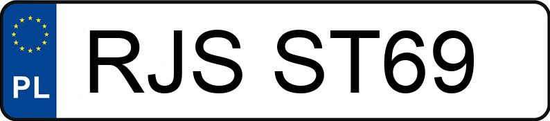 Numer rejestracyjny RJS ST69 posiada VOLKSWAGEN Passat GP 2.0 MR`00 E3 Highline - RJSST69