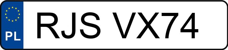 Numer rejestracyjny RJS VX74 posiada BMW 520 - RJSVX74 Numer rejestracyjny RJS VX74 posiada BMW 520 - RJSVX74