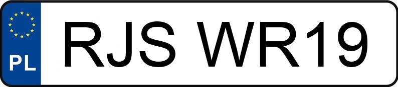 Numer rejestracyjny RJS WR19 posiada SOR C 10,5 - RJSWR19